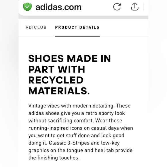 Adidas White, Beige, and Gray ‘Run 70s’ Sneakers! Women’s Size 9.5, Men’s Size 7 - Picture 5 of 5